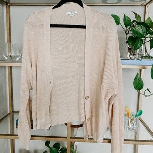 American Eagle Slouchy Button Up Cardigan